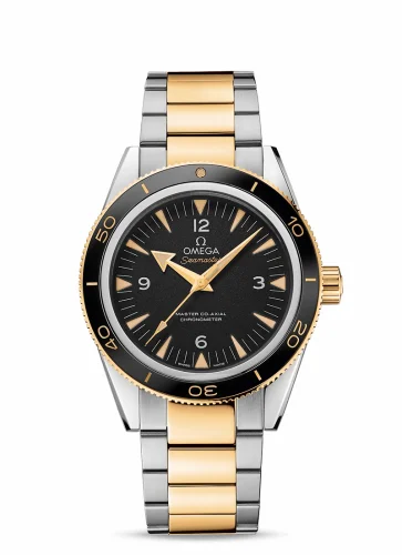Omega Seamaster 300 Master Co-Axial Stainless Steel / Yellow Gold / Black / Bracelet 233.20.41.21.01.002 (23320412101002)